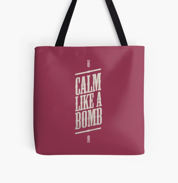 CALM LIKE A BOMB All Over Print Tote Bag RB0812 product Offical rageagainstthemachine Merch
