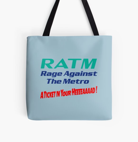 Men Women Ratm Rage Against Gift Metro Aticket   All Over Print Tote Bag RB0812 product Offical rageagainstthemachine Merch