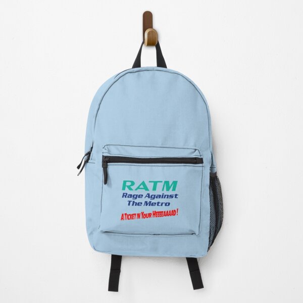 Men Women Ratm Rage Against Gift Metro Aticket   Backpack RB0812 product Offical rageagainstthemachine Merch