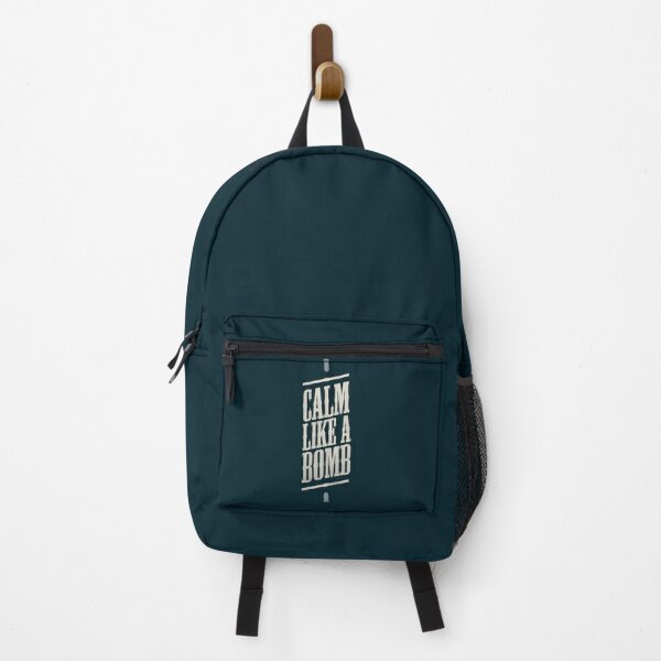 CALM LIKE A BOMB Backpack RB0812 product Offical rageagainstthemachine Merch