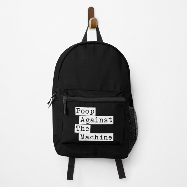 Poop Against The Machine - Rage Against The Machine, RATM Parody, Invert Design Backpack RB0812 product Offical rageagainstthemachine Merch