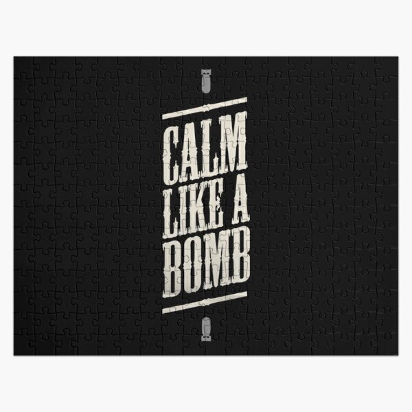CALM LIKE A BOMB Jigsaw Puzzle RB0812 product Offical rageagainstthemachine Merch