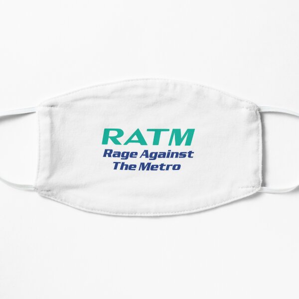 Gift Ratm Rage Against The Metro Men Women   Flat Mask RB0812 product Offical rageagainstthemachine Merch